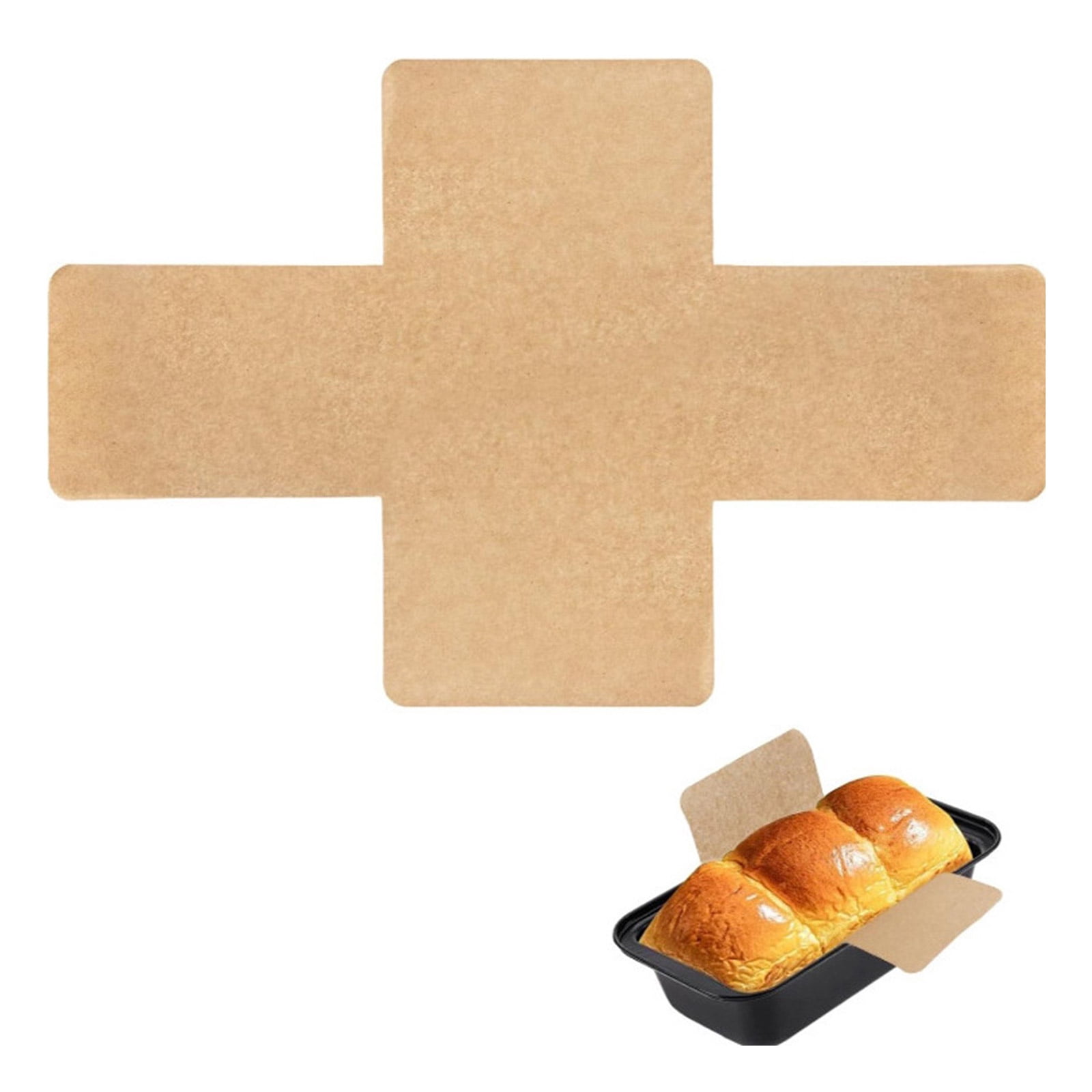 Single Uses Oven Bread Pan Liners with Oil-Resistant Layer Nonstick Coating Parchment Paper for Baking Treats and Loaves