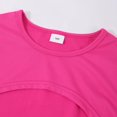 thumbnail image 6 of Kiijoy Girls Outfits Short Sleeve Crop Top Letter Print Romper 2Pcs Set, Sizes 7-12, 6 of 6