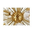 thumbnail image 5 of Elegant Lighting Vera 44 Inch Three Tiers Crystal Starburst Chandelier In Satin Gold, 5 of 10