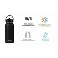 thumbnail image 3 of A&T Water Bottle 32 OZ with Straw Lid- Stainless Steel, 3 of 3