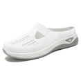 thumbnail image 4 of Havenx Women's Woven Orthopedic Shoes Slip on Breathable Mesh Knit Soft Sole Shoe Soft Bottom Wide Width Casual Walking Shoes,White 37(US-6.5), 4 of 6