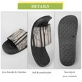 thumbnail image 7 of GZHJMY Stylish Slides for Women Men, Forest and Bear Soft Flexible Slip-on Sandals Slippers, 7 of 7