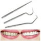 thumbnail image 2 of Palillos de dientes de titanio, palillo de dientes de metal, acero inoxidable, reutilizables, de bolsillo, diseño de llavero para exteriores., 2 of 5