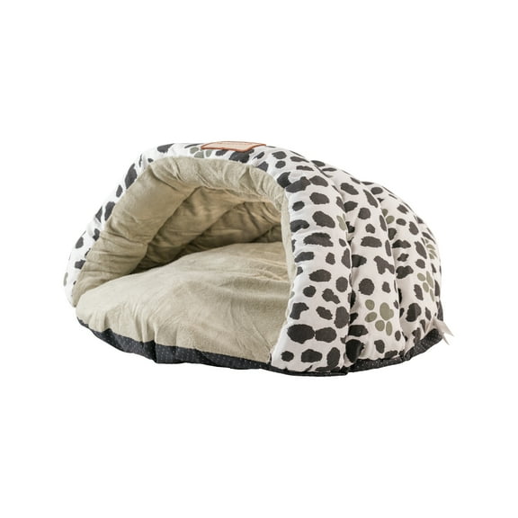 Armarkat Paw Print Cat Bed, Sage Green, 20"L x 20"W x 11"H