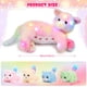 thumbnail image 2 of Peluche Skylety, gato cariñoso con 4 gatitos de peluche de 40 cm, 2 of 7