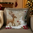 thumbnail image 6 of TanSiDing 3pcs Festive Holiday Pillow Covers, Soft Breathable Fabric with Hidden Zipper, All-Season Decorative Cushion for Sofa Living Room Bed Decor 45x45cm, 6 of 6