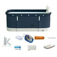 thumbnail image 2 of Folding Tub Bucket Kit Portable Folding Tub Bucket Kit Tub Bucket Kit Soaking Standing Bathtub Portable Bath Barrel Portable Folding Tub Bucket Kit Soaking Standing Bathtub Family, 2 of 8