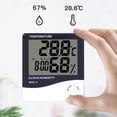 thumbnail image 3 of Graflsoa Digital Wall-Mounted Indoor Hygrometer Thermometer with High Precision LCD Display, HTC-1 Model, No Battery Included, 3 of 7
