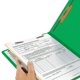 thumbnail image 2 of Carpeta de archivos de clasificación untada con 1 separador, letra verde, 2 of 8