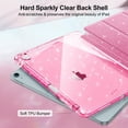 thumbnail image 4 of Funda para tablet FINTIE para iPad Air de 11" con soporte para lápiz, brillo rosa, 4 of 9