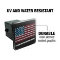 thumbnail image 2 of I Stand USA National Anthem Star-Spangled Banner American Flag Patriotic Tow Trailer Hitch Cover Plug Insert, 2 of 6