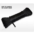 thumbnail image 4 of Black 1/4"*50ft Synthetic Winch Rope, ATV Winch Line,Kevlar Winch Cable,Warn Winch Rope 6mm ,Easy to Use, 4 of 5