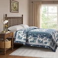 thumbnail image 3 of The Pioneer Woman Avery Cotton Patchwork Quilt, King, Blue Dust, 3 of 9