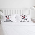 thumbnail image 4 of Yibo Valentines Day All You Need is Love Duvet Cover - Premium Polyester Duvet Cover with Zipper Closure, 3 Piece Set, Includes 1 Duvet Cover and 2 Pillow Cases, No Comforter, 4 of 6