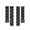 Black, variant on erfcxs Suitable For Garmin Vivoactive 4s Metal Replacement Strap 18mm Quick Release Stainless Steel Metal Mesh Wristband Strap