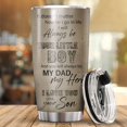 thumbnail image 2 of Army Dad Tumbler, Dad Tumbler 20 Oz Stainless Steel with Lid, Veteran Dad Coffee Mug, Camo Travel Cup, Gifts for Soldier Patriotic Father, Gifts for Dad, Father Days Gift, 2 of 6