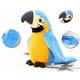 thumbnail image 3 of Loro guacamayo parlante que repite lo que dices, peluche azul, 3 of 5