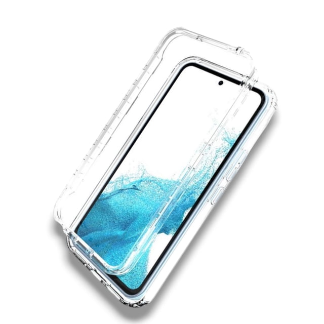 Funda 360 Degradada Uso Rudo Cely Vesmir Para Honor X7A Transparente Más 2 Micas De Pantalla