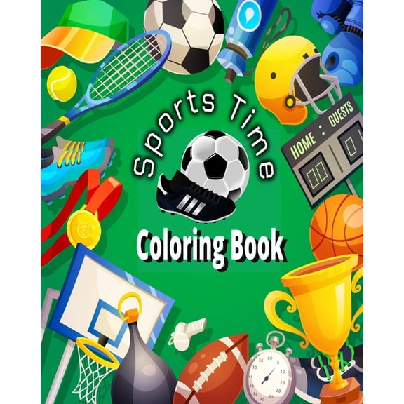 My Sports: Coloring Book, (Paperback)