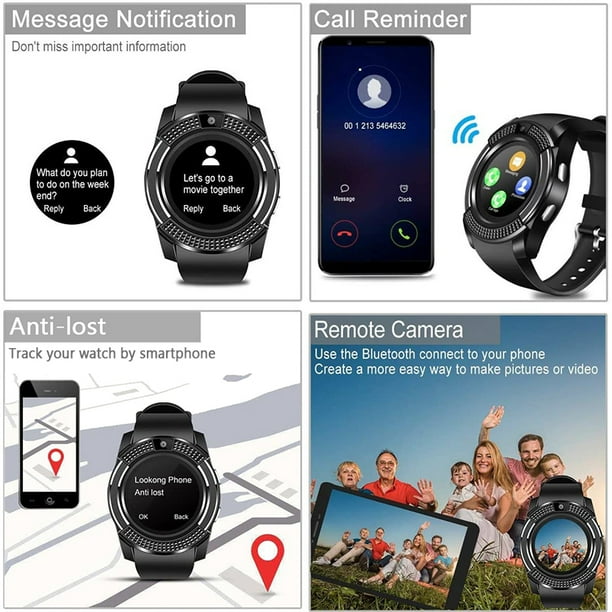 Mobile watch v8 hot sale