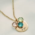 thumbnail image 3 of Gigi Necklace Personalized With Grandkids Birth Month Birthstones - Gigi Gifts for Grandma from Grandkids - Custom Grandma Jewelry with Custom Birth Stone Charms Handmade Jewelry - Mother's Day Gifts, 3 of 6
