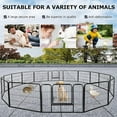 thumbnail image 7 of Heavy Duty 16-Panel Dog Playpen - Dog Fence 24-Inch Height Perfect for Indoor/Outdoor Use, Small Dogs, and Rabbits, 7 of 7