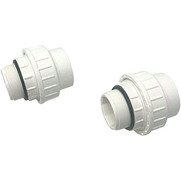 2 Pack Pump Union 2" MPT x 2" Slip Replacement for Pentair IntelliFlo
