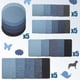 thumbnail image 5 of Sonducket 25x parches decorativos de reparación azul Kit de parches decorativos de reparación azul versátil y duradero fácil Accesorios de disfraces, 5 of 6