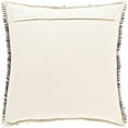 thumbnail image 2 of Surya Faroe FAO-006 18 x 18" Square Cotton Pillow Kit in Black/Cream/Beige, 2 of 3