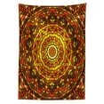 thumbnail image 3 of Ambesonne Vintage Tablecloth Rectangular Table Cover, Celtic Motif Victorian, 60"x90", Red Yellow, 3 of 4