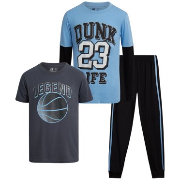 Boys Hosiery T-Shirt & Denim Cargo Jeans Set – Football World Print