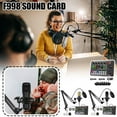 thumbnail image 2 of FurNest F998 Professional Live Sound Card Set Audio Mixer & Voice Changer J2Q6, 2 of 9