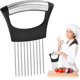 thumbnail image 1 of Cortador de soporte de cebolla-Frutas con facilidad Herramientas de cocina Aid Gadget (negro) Afortunado Sencillez, 1 of 5