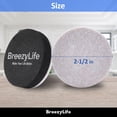 thumbnail image 3 of BreezyLife 2 1/2-inch Beige Round Felt Furniture Sliders for Hardwood Floors,16 Pack Pads, 3 of 7
