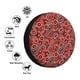 thumbnail image 4 of Balery Vintage Red Paisley Cubiertas para Neumáticos - Protector Resistente para Neumáticos de Camioneta, SUV, Remolque, Camper y RV-17 inch, 4 of 6