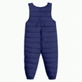 thumbnail image 5 of HCNTES Children's Insulated Snowsuit with Adjustable Shoulder Straps Kids Winter Bib Overalls for Snow Fun(A-Dark Blue,5-6 Years), 5 of 9