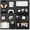 Pegboard Kit-Black-2, variant on Pink Peg Board Wall Organizer, 12" x 12" Modular Plastic Pegboard Display Panels for Office, Bedroom & Home Decor, Wall Mount Storage Kit with Hooks & Shelves (4 Panels)