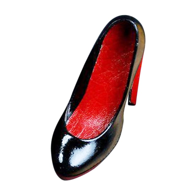 KLKCMS Escarpins à Bout Pointu à l'Échelle 1/6 Chaussures de Cosplay Rétro Miniature Costume de Soldat Noir B