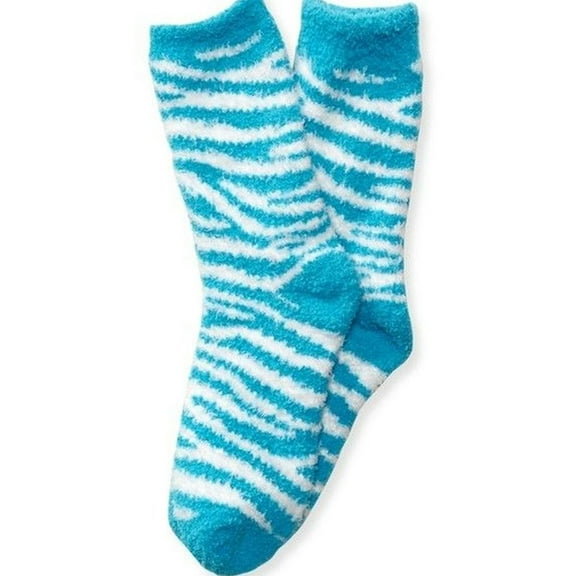 Aeropostale Womens Soft Striped Lightweight Socks, Blue, 9-11