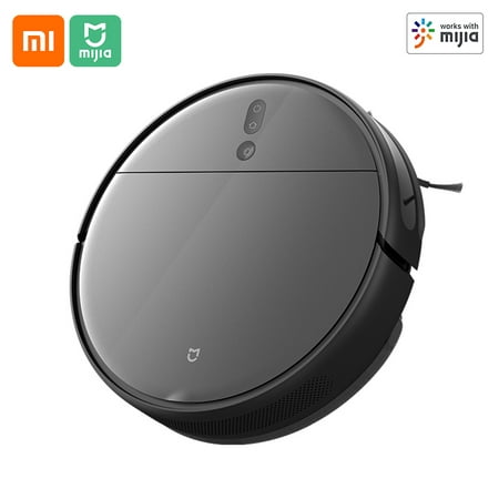 Xiaomi Mijia 1T Robot Vacuum Cleaner ,3000Pa Strong Suction, 3D Avoiding Obstacles Robotic Vacuum Cleaner,5200mAh ,Mijia APP Control, 550ML Dust Box ,Self-Charging Sweeping&Mopping Robot Black