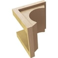 thumbnail image 6 of 8"W x 8"D x 8"H Wide Emerson Rough Cedar Woodgrain TimberThane Corbel, Primed Tan, 6 of 6