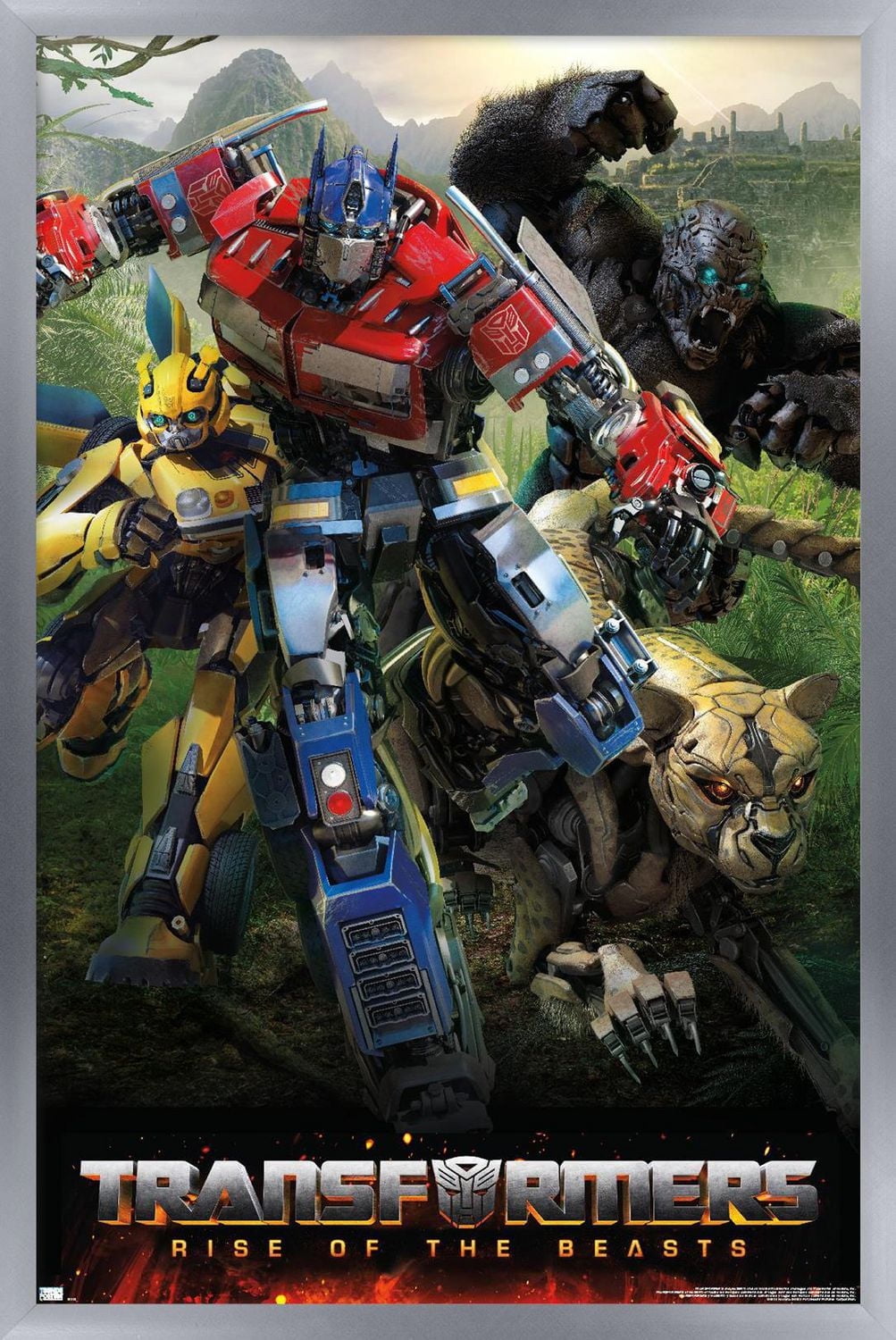Transformers: Rise of the Beasts - Big 4 Wall Poster, 22.375" x 34"