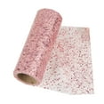 thumbnail image 1 of Cinta de tul con purpurina de 10 yardas para hacer tú mismo, duradera, cómoda y elegante. Oro rosa, 1 of 9