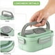 thumbnail image 5 of Fiambrera Bento para Adultos con Recipiente para Ensalada, para Salsa y Tenedor Reutilizable, A Prueba de Fugas, Multicompartimento Verde, 5 of 5
