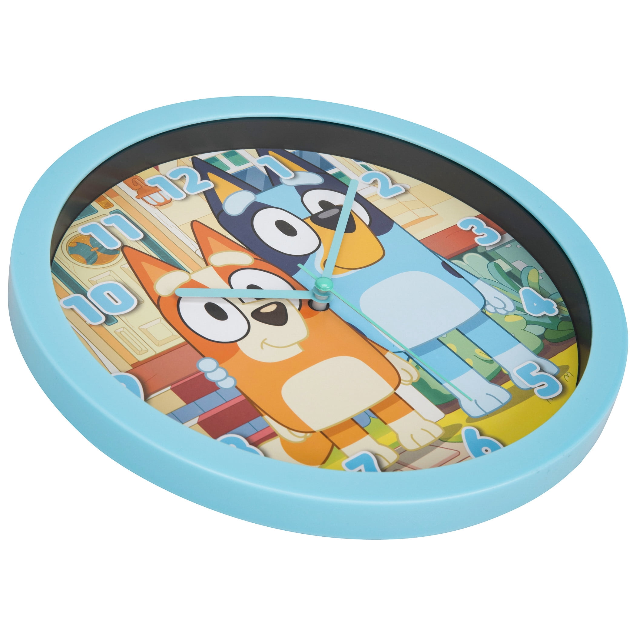 Bluey 10" Quartz Cartoon Theme Indoor Wall Clock, Easy Installation