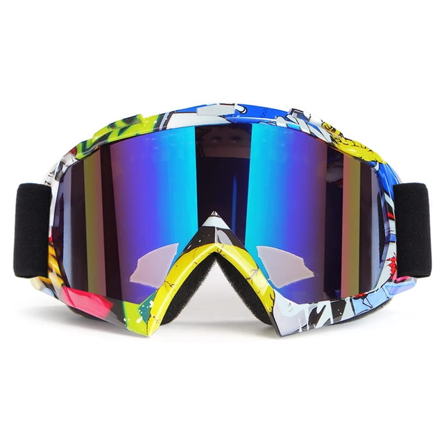 Gafas 4-FQ para moto, todo terreno, motocross, a prueba de viento, a prueba de polvo