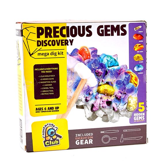 Regent Products 650122 Precious Gems Archaeological Adventure Mystery Discovery Boxed - Pack of 6
