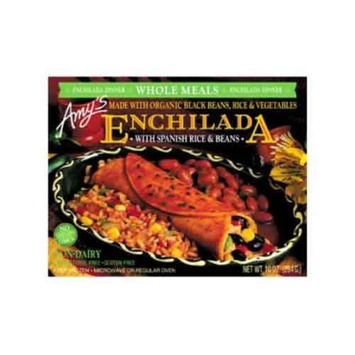 Amy's Enchilada with Spanish Rice & Beans, Whole Meals, Gluten Free, 10