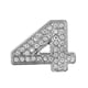 thumbnail image 2 of Emblema de calcomanía de diamantes de imitación,Pegatina 3D Diamante,Calcomanías de alfabeto de bricolaje,Insignias decorativas de coches,Emblema decorativo casero,Figura de, 2 of 9