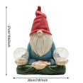 thumbnail image 2 of Adorno De Muñeca Sin Rostro Solar, Estatua De Gnomo De Jardín Con Luz, Artesanía De Resina, Estatua De Enano, Adornos De Luz Solar, Regalo De Decoración Eigraketly HA037415-00, 2 of 6